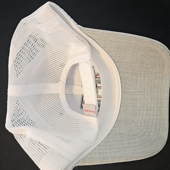 White and Red Logo Baseball Cap - Picture 3 of 4